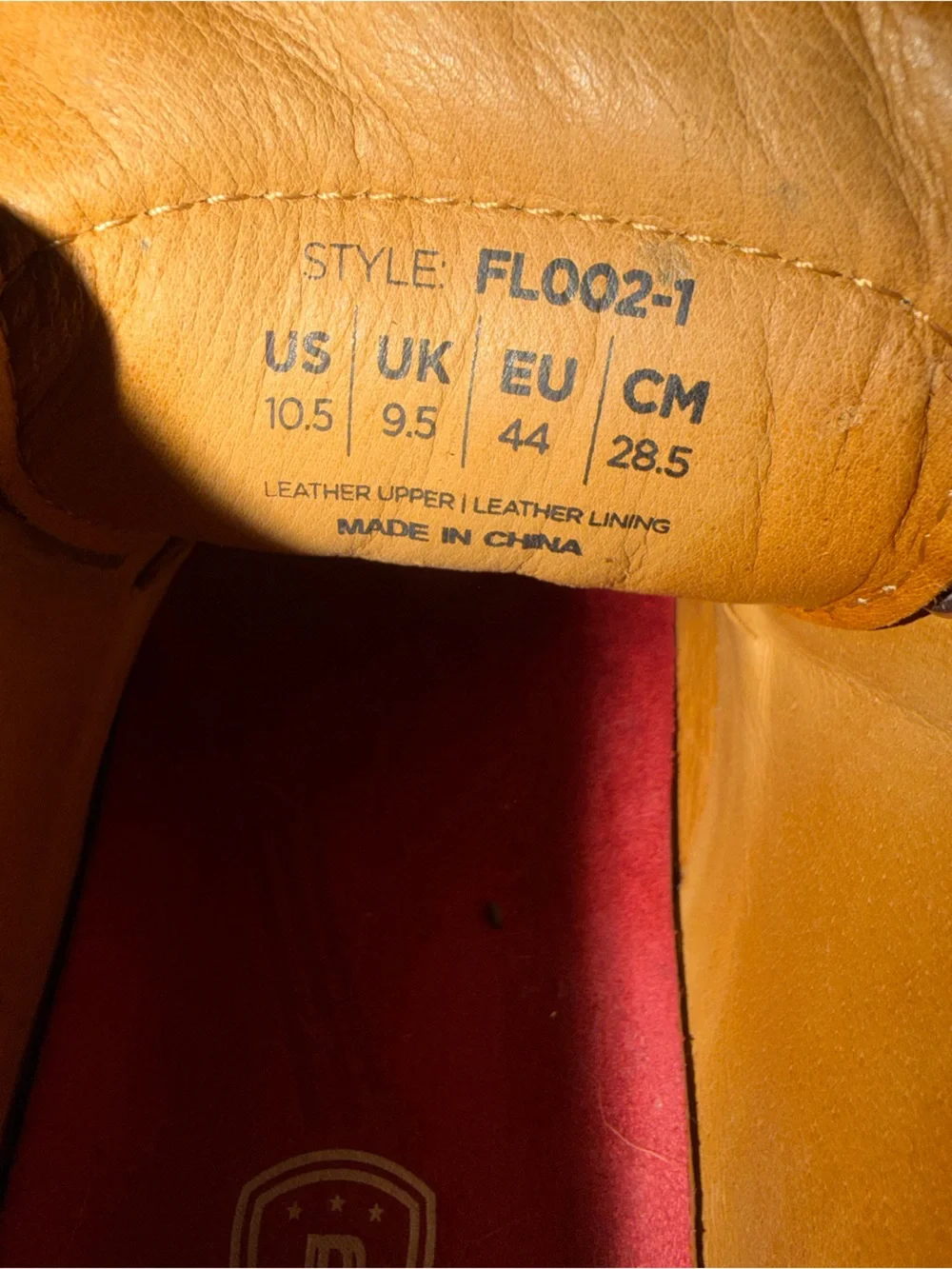 Boston Boot Co. classic chestnut